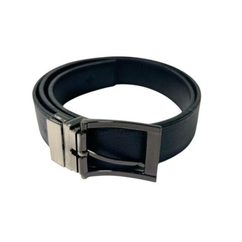 Cinturón Reversible Negro liso con Negro